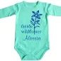 Preview: Mädchen‑Babybody mit zarter Wildblume