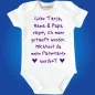 Preview: Baby‑Body mit süßem Design für zukünftige Paten