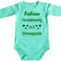 Preview: Babybody mit witzigem Knuddel‑Spruch