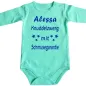 Preview: Baby-Body mit Druck Schmusegarantier
