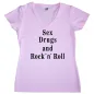 Preview: T-Shirt mit Aufdruck Rock 'n' Roll