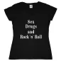 Preview: Damen T-Shirt mit Druck Rock 'n' Roll
