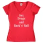 Preview: Damen T-Shirt mit Aufdruck Rock 'n' Roll
