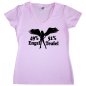 Preview: Fun Damen T-Shirt - 49% Engel und 51% Teufel