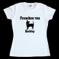 Preview: Fun Damen T-Shirt - Frauchen von ...