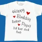 Preview: Kinder‑T‑Shirt mit Spruch „Happy Birthday liebe Oma“