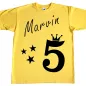 Preview: Kinder T-Shirts Geburtstagsgeschenk Personalisiert
