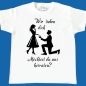Preview: Kinder T-Shirt Hochzeitsantrag