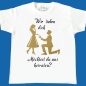 Preview: Kinder T-Shirt Heiratsantrag