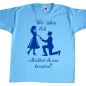 Preview: Kinder T-Shirt Verlobung