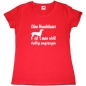 Preview: Fun Damen T-Shirt Hund - Ohne Hundehaare