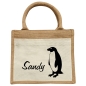 Preview: Kindertasche Personalisiert mit Pinguin