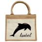 Preview: Kita Stofftasche mit Delphin