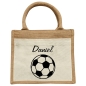 Preview: Jute Kindertasche mit Ball