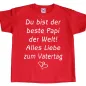 Preview: Kinder T-Shirt mit Aufdruck Vatertag
