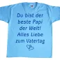 Preview: Kinder T-Shirt mit Druck Vatertag