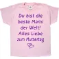 Preview: Kinder T-Shirt mit Muttertag - Vatertag