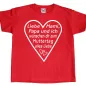 Preview: Kinder T-Shirt mit Aufdruck Vatertag