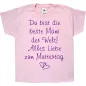 Preview: Kinder T-Shirt mit Muttertag - Vatertag