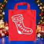 Preview: Kinder Stofftasche Nikolaus Weihnachten