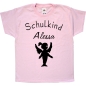 Preview: Kinder T-Shirt Einschulung mit Engel