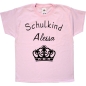 Preview: T-Shirt Schulkind mit Krone
