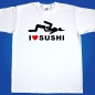 Preview: Lustiges Sushi T‑Shirt für den Swinger-Club