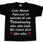 Preview: Kinder T-Shirt mit Druck Valentinstag