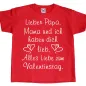 Preview: Kinder T-Shirt zum Valentinstag