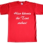 Preview: T-Shirt Personalisiert