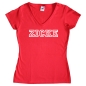 Preview: Damen T-Shirt mit V-Ausschnitt - Zicke