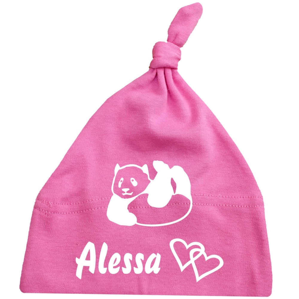 Preview: Babymütze mit Wunschname und Grafiken