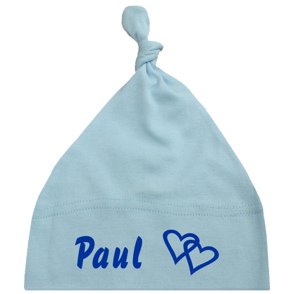 Preview: Babymütze mit Grafik und Wunschname