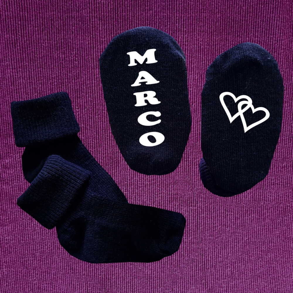 Preview: Babysocken mit Wunschname