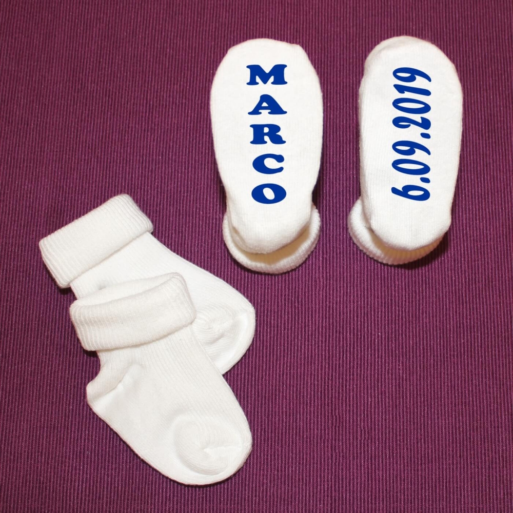 Babysocken Personalisiert