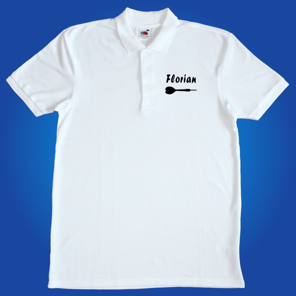 Poloshirt - Polohemd - Dartscheibe