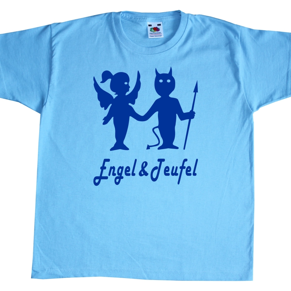 Kinder T-Shirt Engel & Teufel