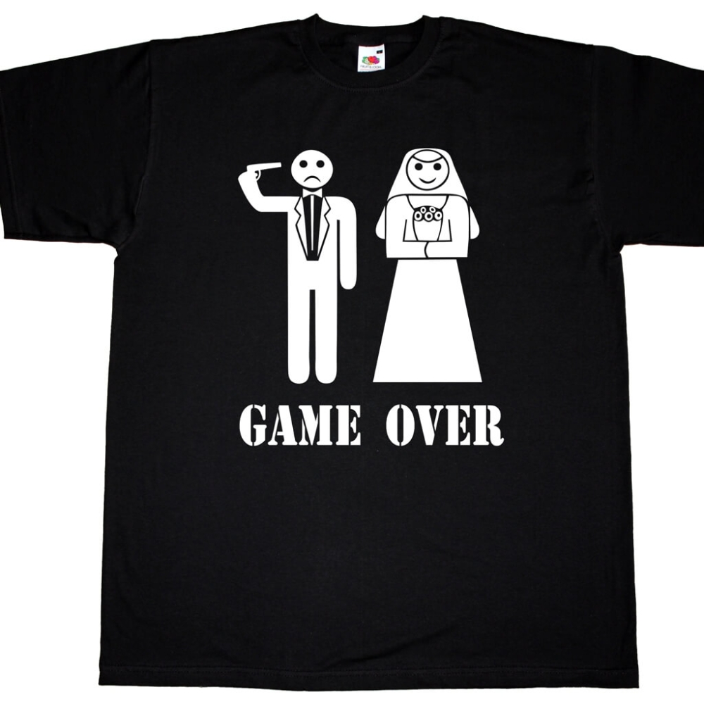 Herren T-Shirt Game Over
