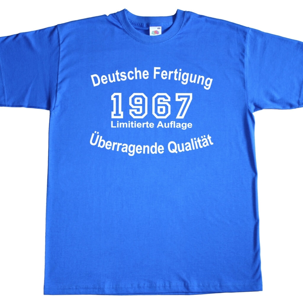 Preview: Fun Herren T-Shirt - Geburtsjahr frei wählbar