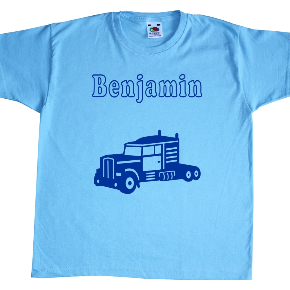 Kinder T-Shirt mit LKW