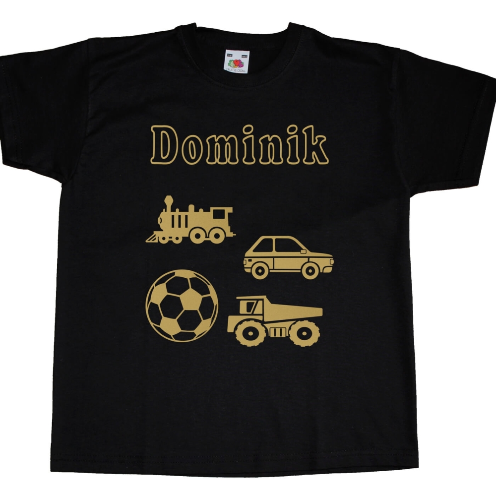 Kinder T-Shirt mit Grafik und Personalisiert