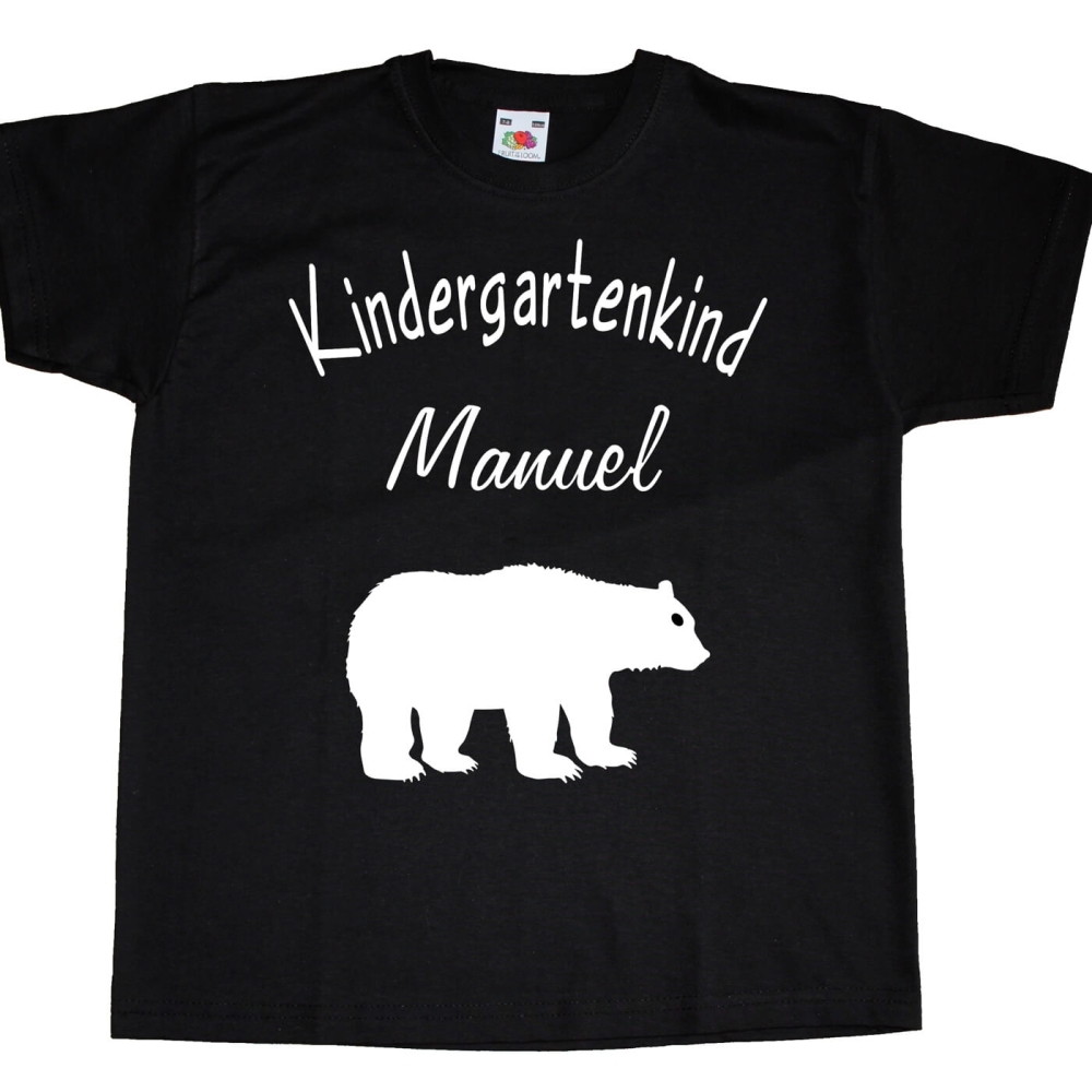 T-Shirt Kita mit Braunbär