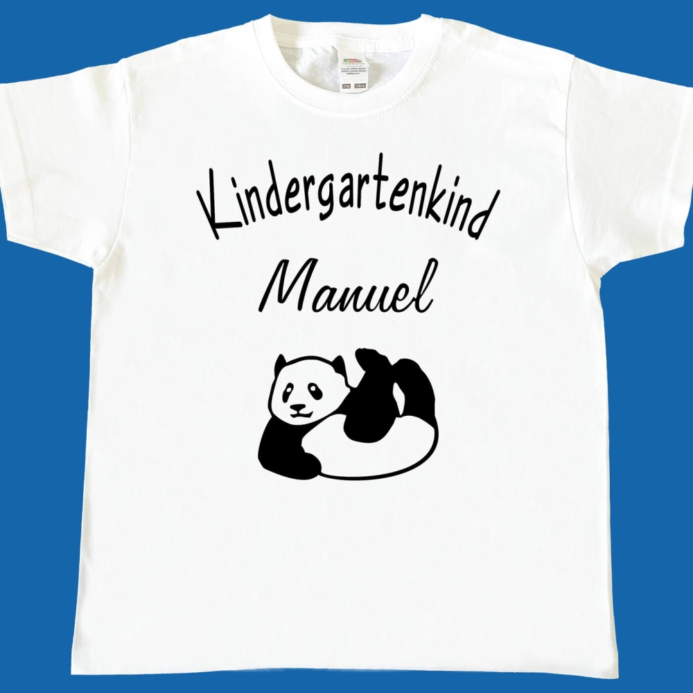 T-Shirt Kindergartenkind mit Pandabär