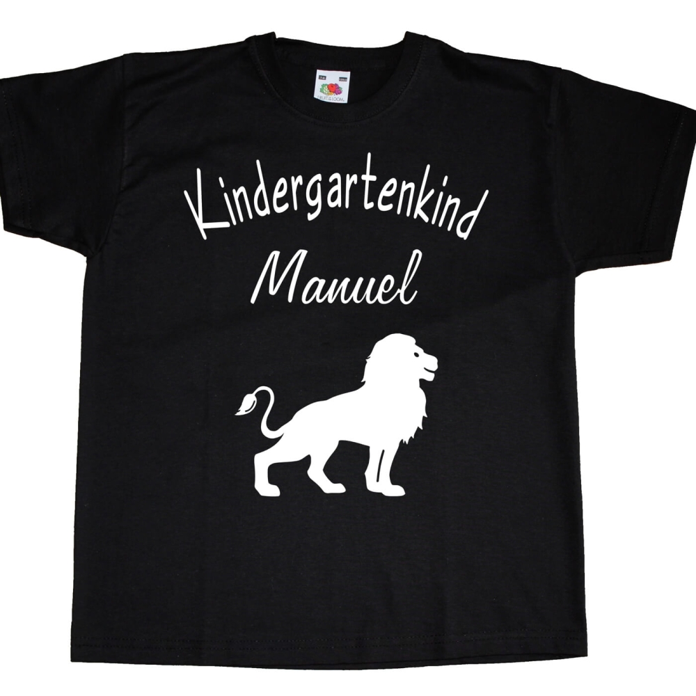 Kinder T-Shirt Kita mit Löwe