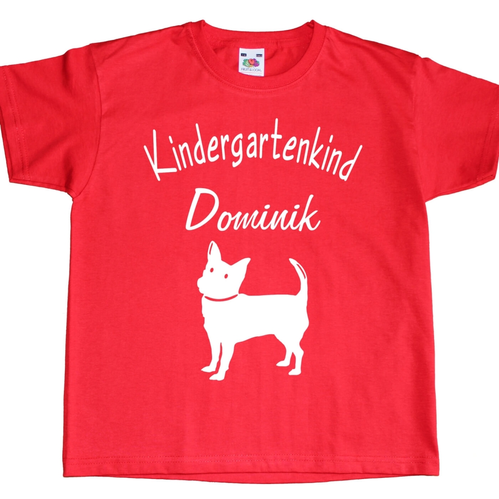Kita Kinder T-Shirt mit Hund