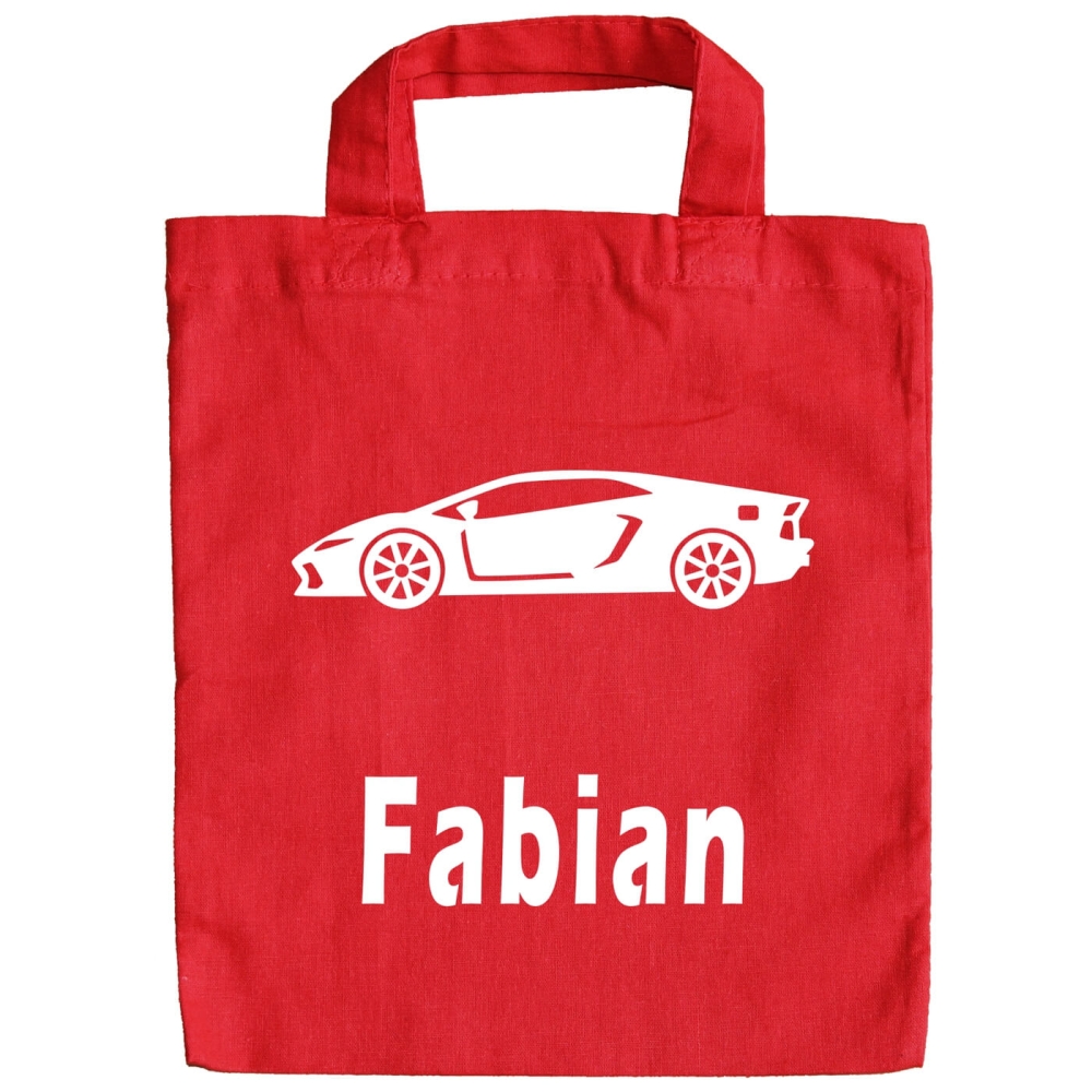 Kindertasche Rennwagen