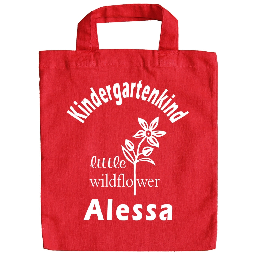 Kindertasche mit Blumen