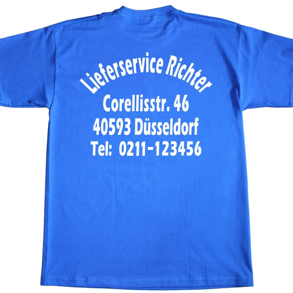 Herren T-Shirt Lieferservice