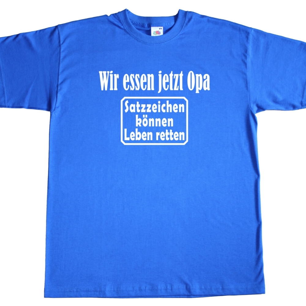 Preview: Fun Herren T-Shirt - Wir essen jetzt Oma