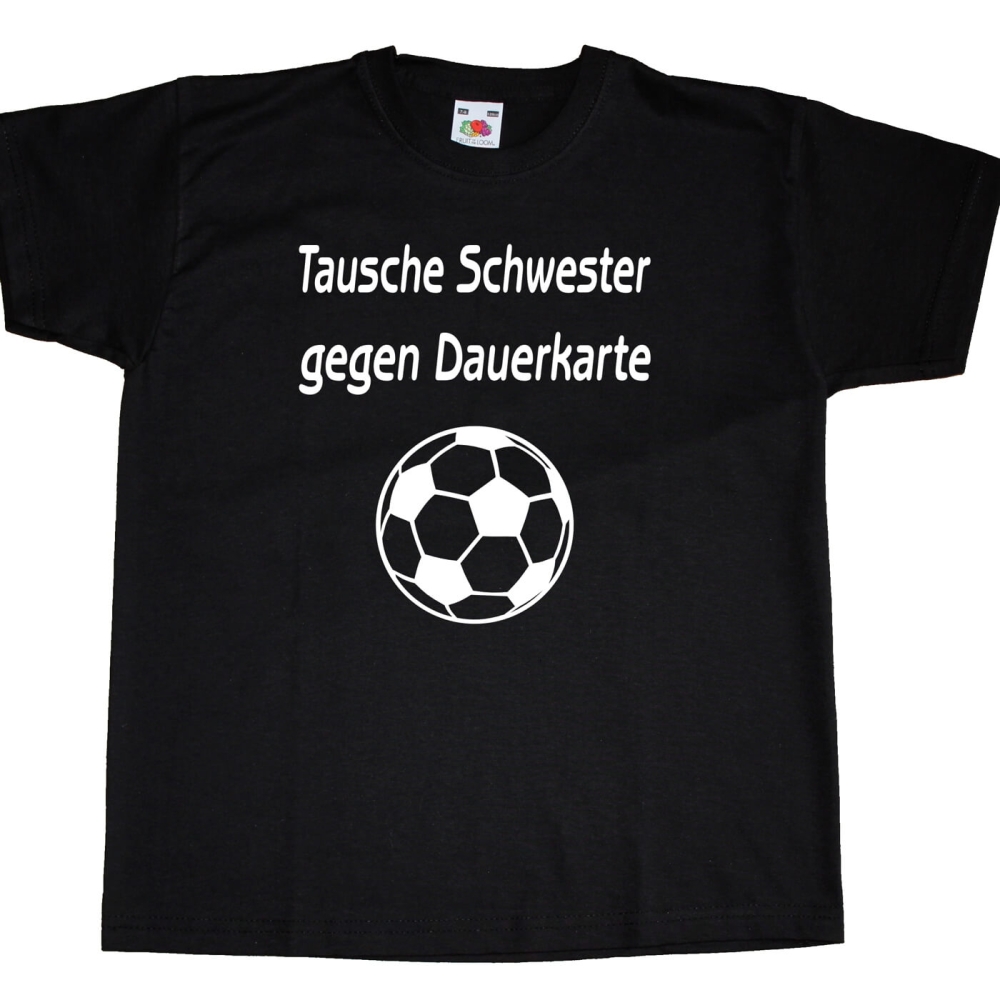 Kinder T-Shirt Fussball